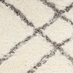 Nourison Luxurious Shag Ultra Plush Pile Abstract Geometric Area Rug