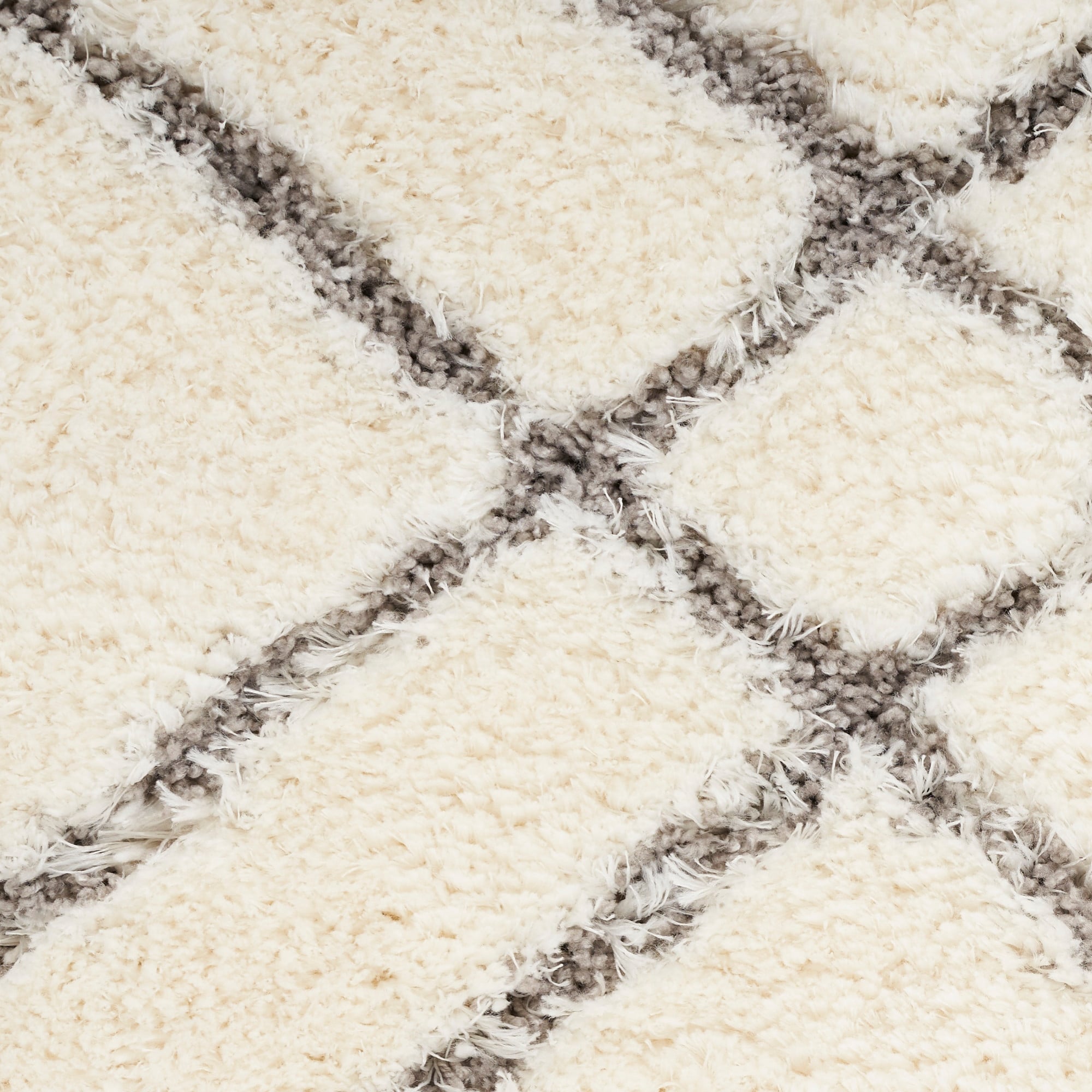 Nourison Luxurious Shag Ultra Plush Pile Abstract Geometric Area Rug