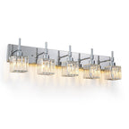 Ora Modern Dimmable Crystal Bathroom Light Fixtures Over Mirror Glam Vanity Lights