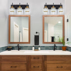 Ora Modern Dimmable Crystal Bathroom Light Fixtures Over Mirror Glam Vanity Lights