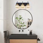 Ora Modern Dimmable Crystal Bathroom Light Fixtures Over Mirror Glam Vanity Lights