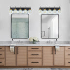 Ora Modern Dimmable Crystal Bathroom Light Fixtures Over Mirror Glam Vanity Lights