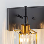 Ora Modern Dimmable Crystal Bathroom Light Fixtures Over Mirror Glam Vanity Lights
