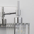 Ora Modern Dimmable Crystal Bathroom Light Fixtures Over Mirror Glam Vanity Lights