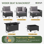 Outdoor Patio Furniture Sets with 4in Thicken Cushion