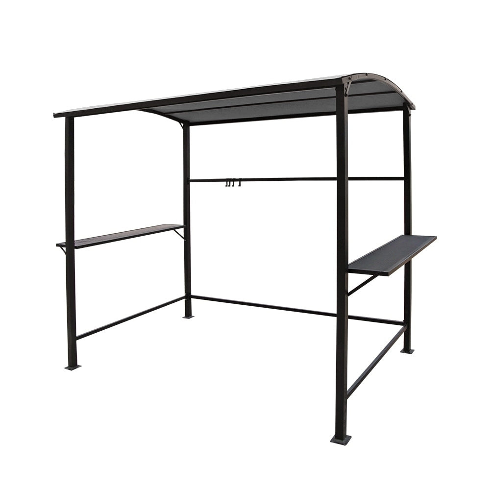 Outdoor 5 ft. x 8 ft. Steel Frame Grill Gazebo Canopy Barbecue Shelter