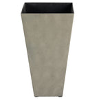 Outsunny 28 Tall Plastic Flower Pot, Set of 3, Large Outdoor & Indoor Plastic Garden Planters, for Entryway, Patio, Yard