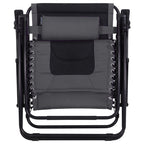 Oversize XL Padded Zero Gravity Lounge Chair Wider Armrest Adjustable Recliner with Cup Holder - N/A