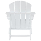 Polytrends Laguna Hdpe All Weather Outdoor Patio Foldable Adirondack Chair With Ottoman (2-Piece Set)