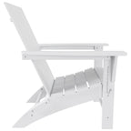 Polytrends Shoreside Modern Eco-Friendly All Weather Commercial-Residential Folding Adirondack Chair