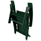 Polytrends Shoreside Modern Eco-Friendly All Weather Commercial-Residential Folding Adirondack Chair