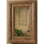 Park Designs Distressed Wood Mirror 36H - Brown - 36H x 24W x 2.75D