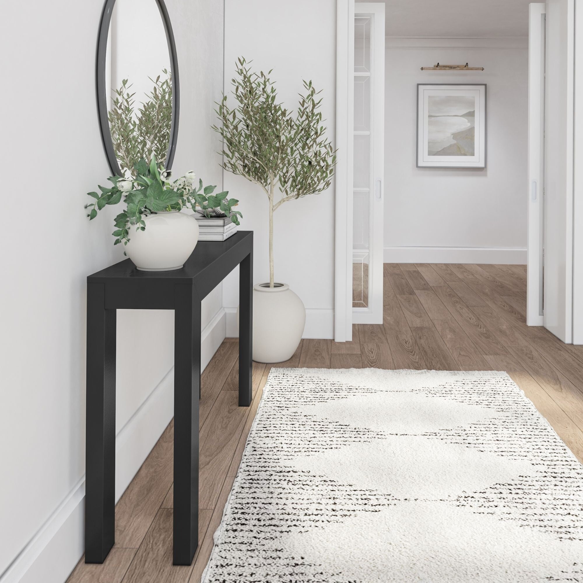 Plank and Beam Modern Console Table - 46