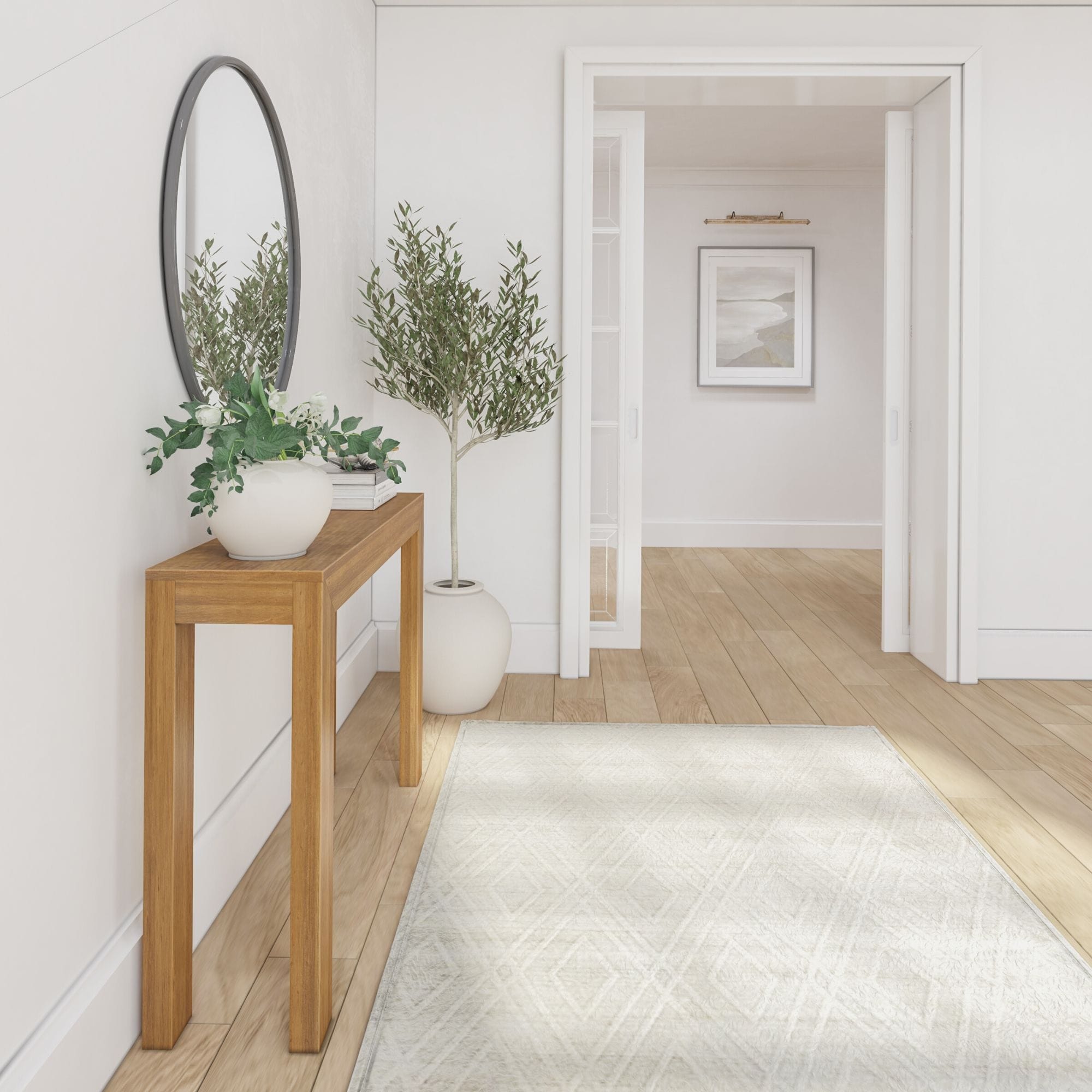 Plank and Beam Modern Console Table - 46