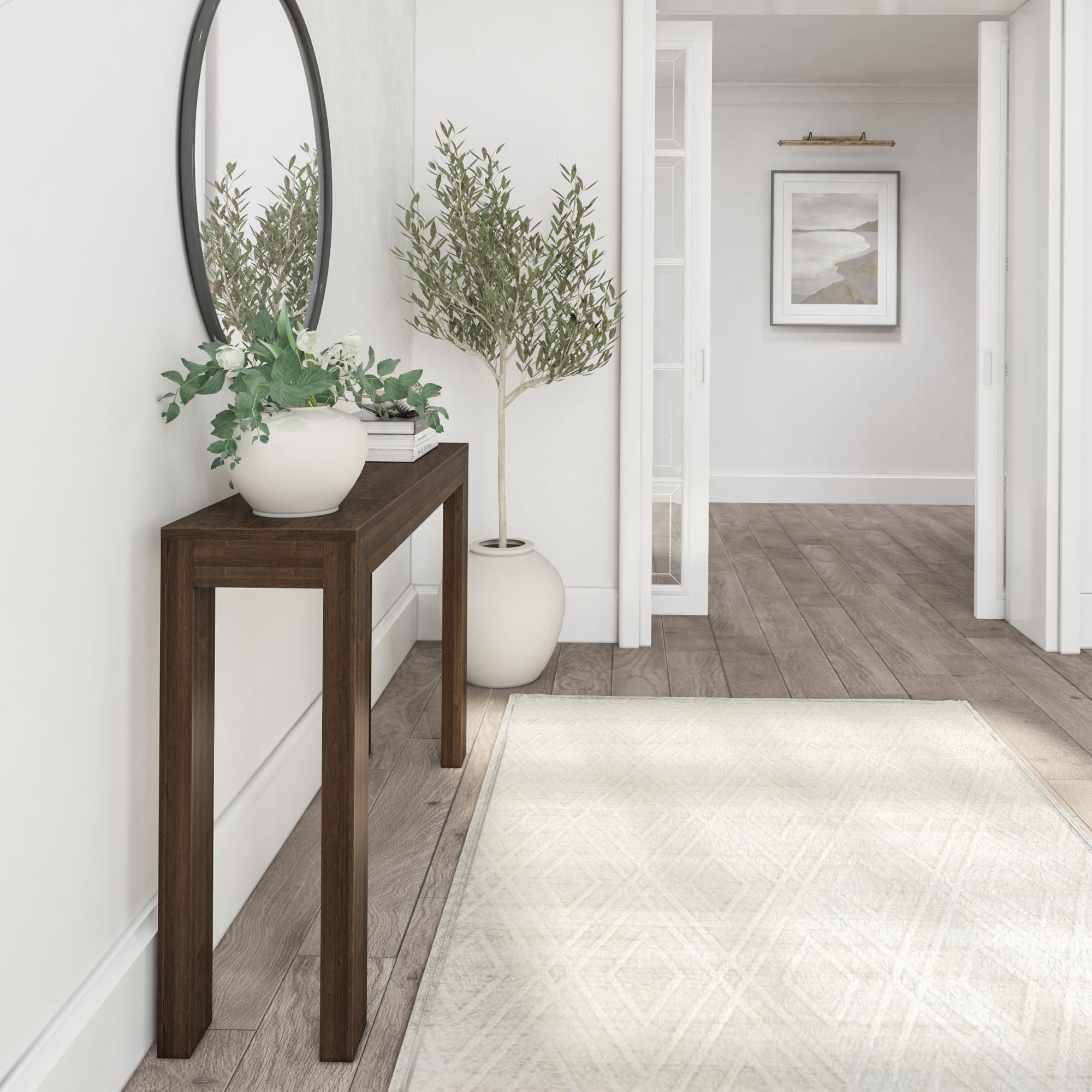 Plank and Beam Modern Console Table - 46