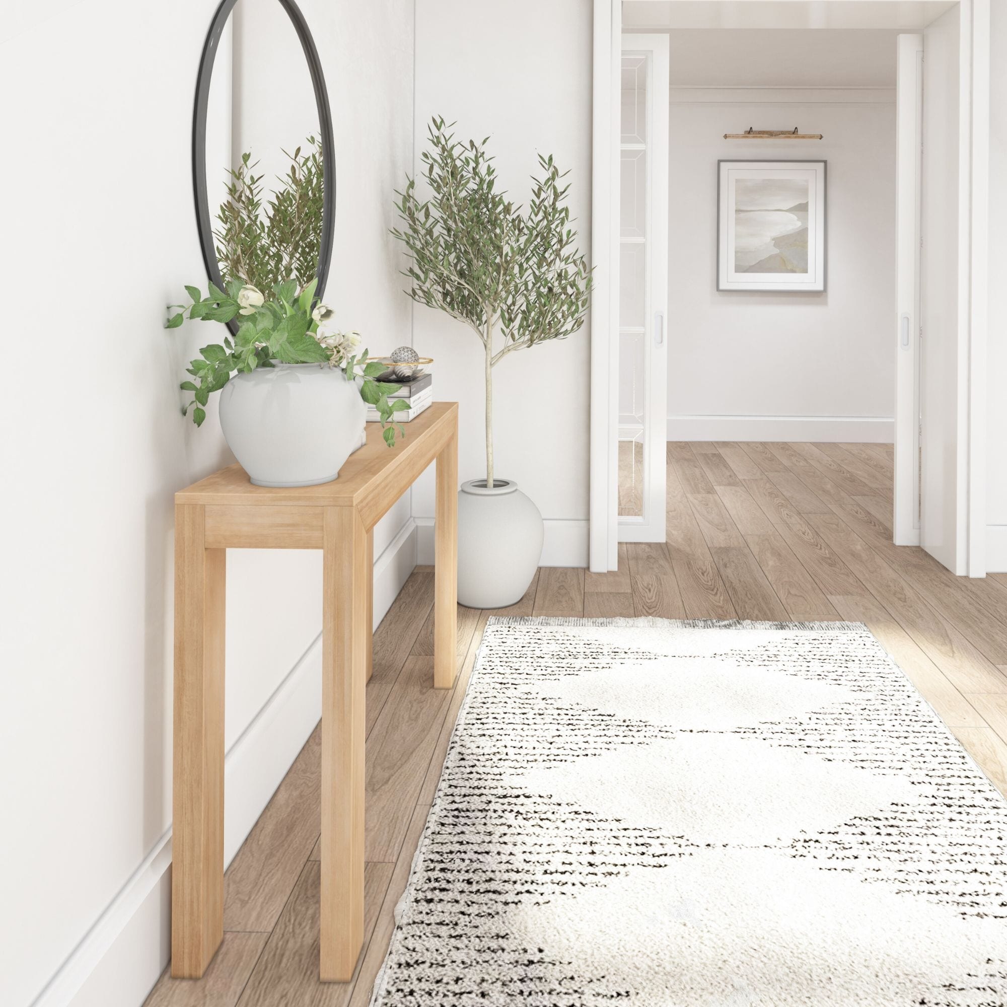 Plank and Beam Modern Console Table - 46