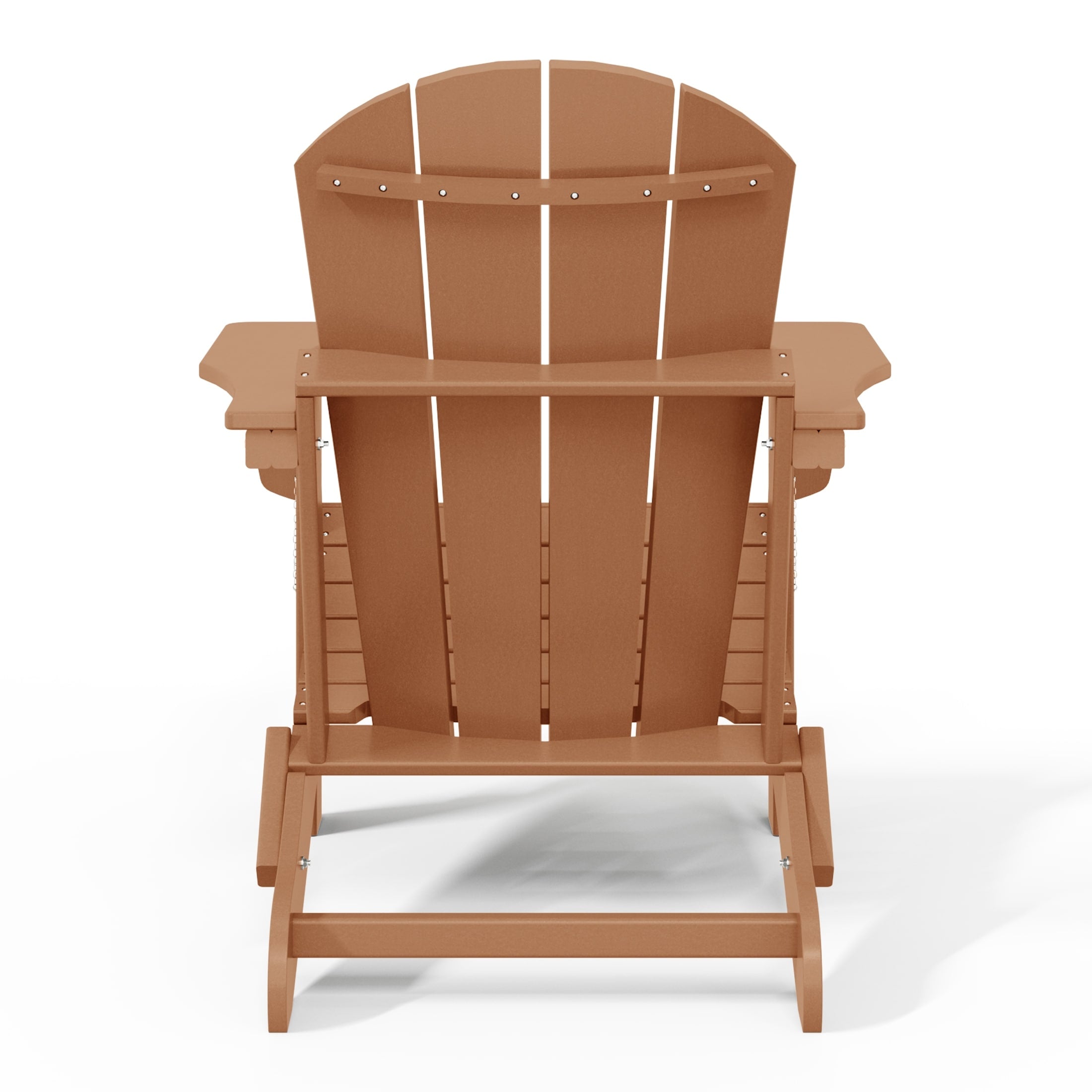 Polytrends Laguna Fade Resistant All Weather Outdoor Patio Folding Adirondack Chair