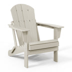 Polytrends Laguna Weather Resistant Outdoor Patio Folding Adirondack Chairs (Set of 2)