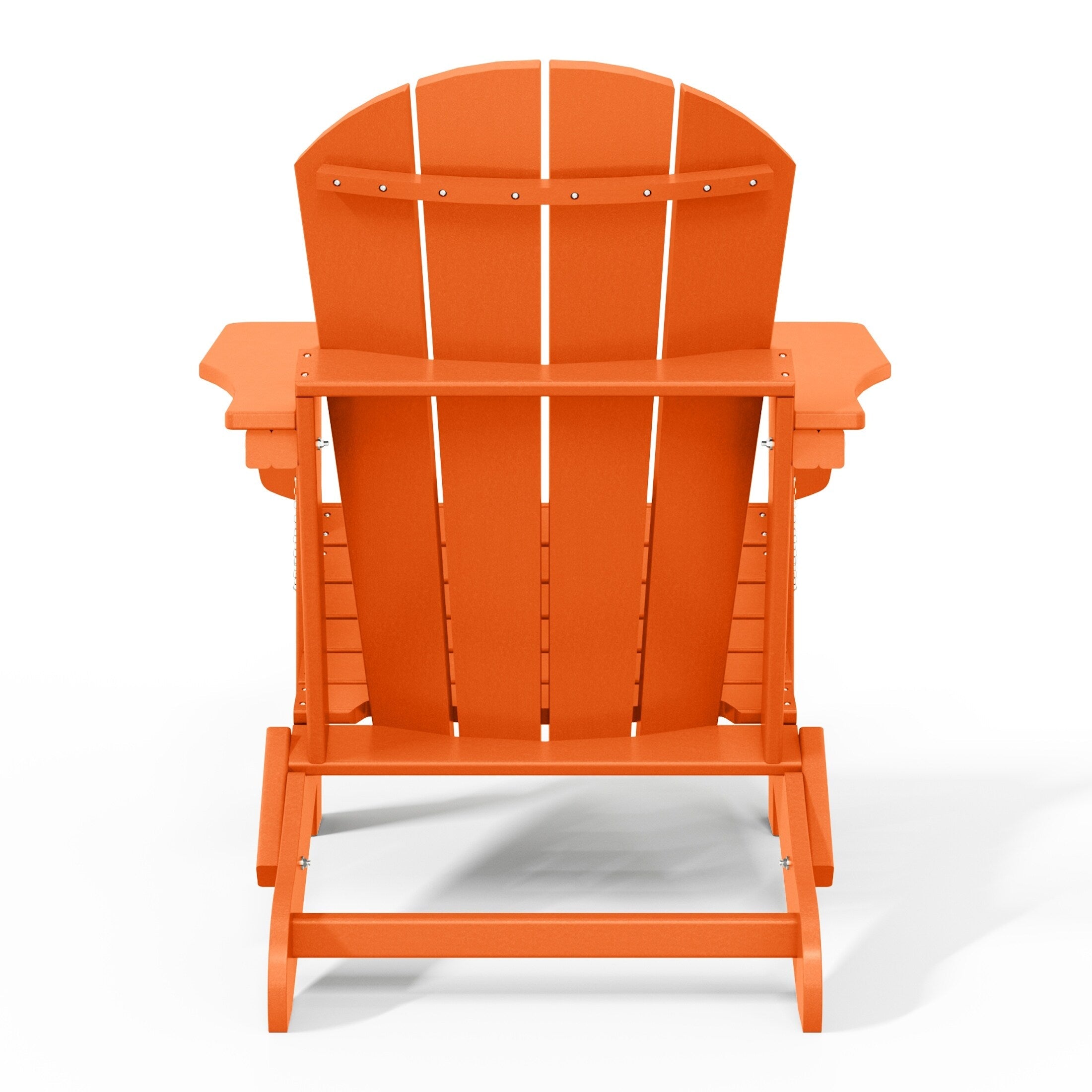Polytrends Laguna Weather Resistant Outdoor Patio Folding Adirondack Chairs (Set of 2)