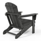 Polytrends Laguna Weather Resistant Outdoor Patio Folding Adirondack Chairs (Set of 2)