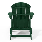 Polytrends Laguna Weather Resistant Outdoor Patio Folding Adirondack Chairs (Set of 2)
