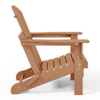 Polytrends Laguna Weather Resistant Outdoor Patio Folding Adirondack Chairs (Set of 2)