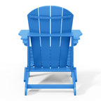 Polytrends Laguna Weather Resistant Outdoor Patio Folding Adirondack Chairs (Set of 2)
