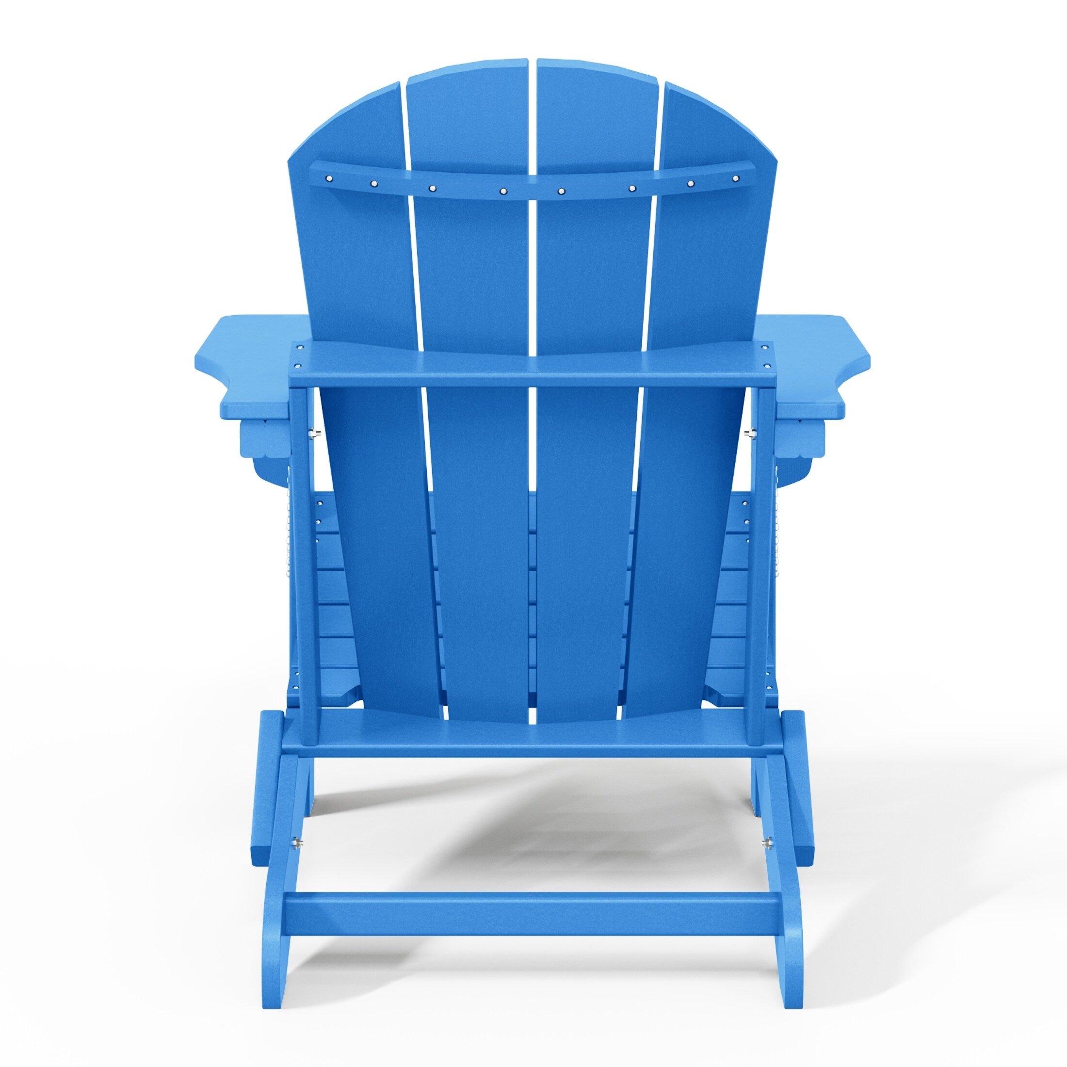 Polytrends Laguna Weather Resistant Outdoor Patio Folding Adirondack Chairs (Set of 2)