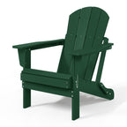 Polytrends Laguna Weather Resistant Outdoor Patio Folding Adirondack Chairs (Set of 4)