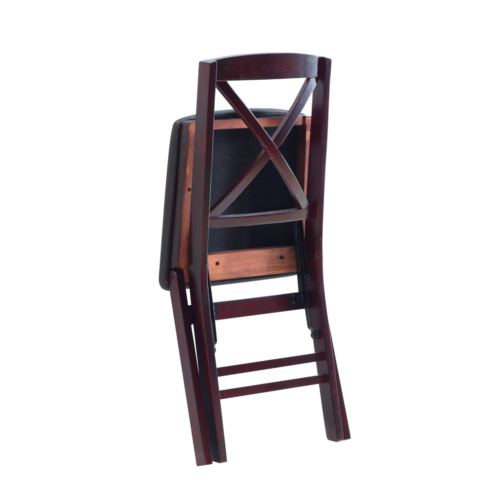 Porch & Den Espresso Folding Chair (Set of 2)