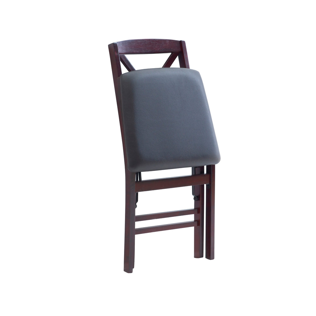 Porch & Den Espresso Folding Chair (Set of 2)