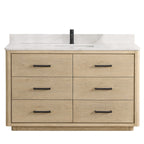 Porto Bath Vanity with White Quartz Stone Top without Mirror