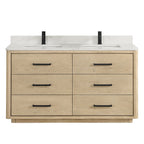 Porto Bath Vanity with White Quartz Stone Top without Mirror