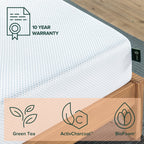Priage by Zinus 8 inch Green Tea Gel Memory Foam Mattress
