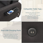 Pull Out Sofa Sleeper 3 in 1 with 2 Wing Table