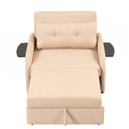 Pull Out Sofa Sleeper 3 in 1 with 2 Wing Table
