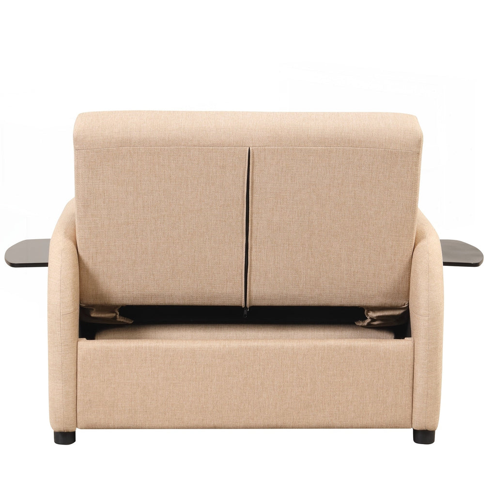 Pull Out Sofa Sleeper 3 in 1 with 2 Wing Table
