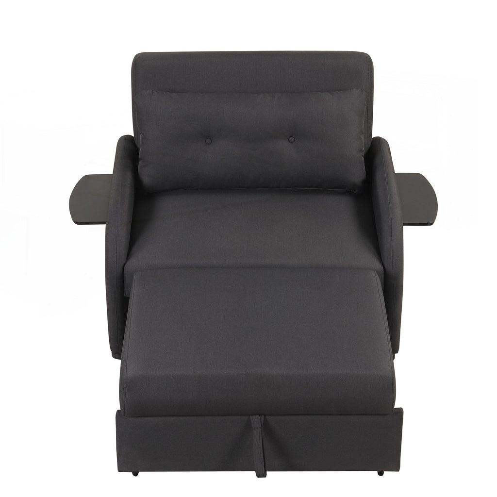 Pull Out Sofa Sleeper 3 in 1 with 2 Wing Table