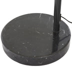 Q-Max 81 Steel Adjustable Arching Floor Lamp With Extra Large Shade and Marble Base