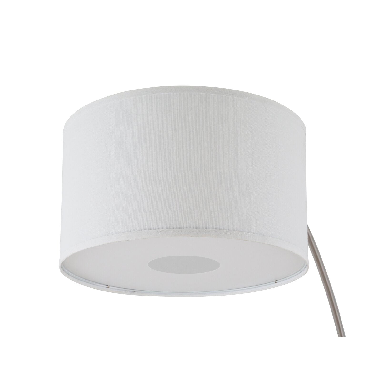 Q-Max 81 Steel Adjustable Arching Floor Lamp With Extra Large Shade and Marble Base