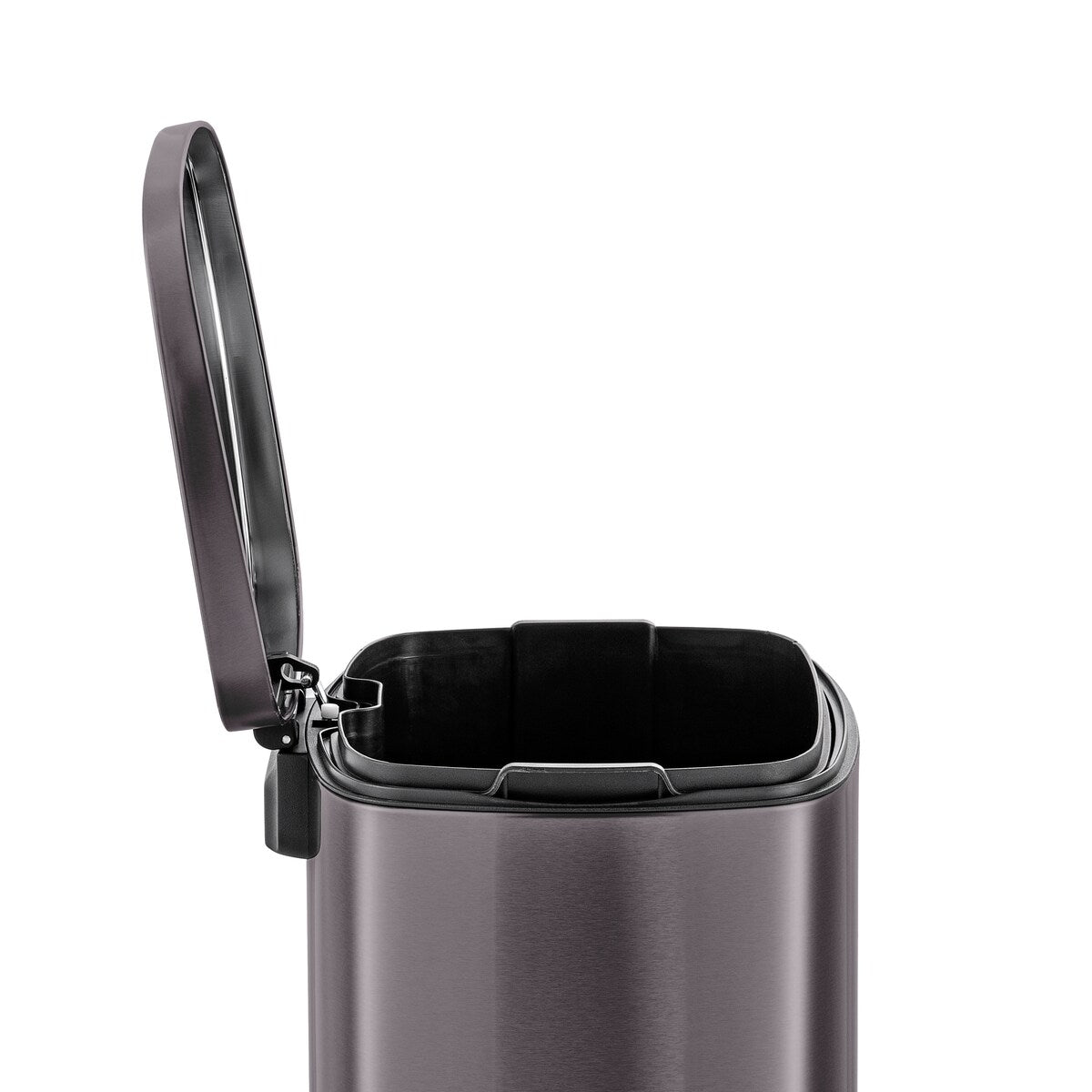 Qualiazero 13.2 GAL plus TWO 1.3 GAL Rectangular Step Can Trash Cans - Family Combo