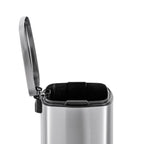 Qualiazero 13.2 GAL plus TWO 1.3 GAL Rectangular Step Can Trash Cans - Family Combo
