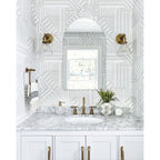 Rita Arch Modern Frameless Bathroom Vanity Mirror
