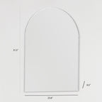 Rita Arch Modern Frameless Bathroom Vanity Mirror