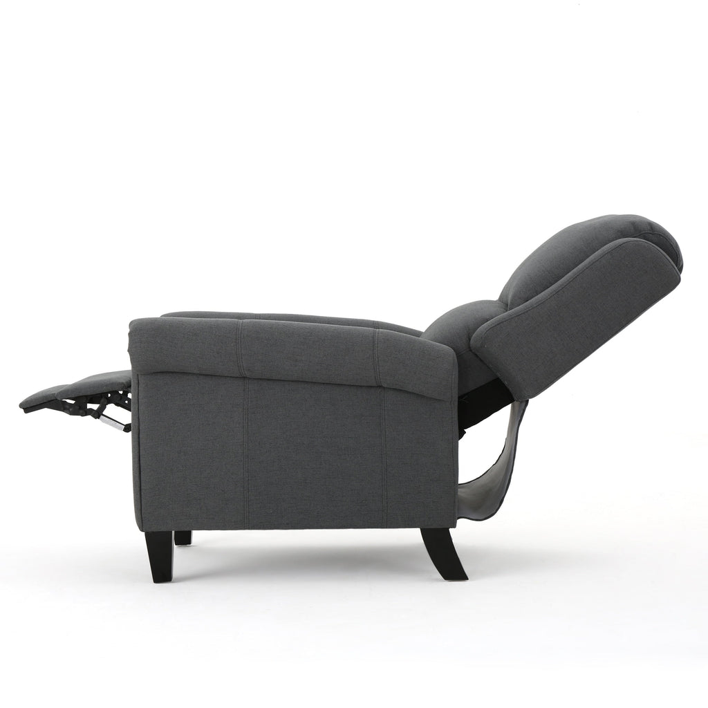 Roomfitters Ultimate Comfort PU Leather Pushback Recliner, Luxurious Recliner Chair for Living Room or Bedroom