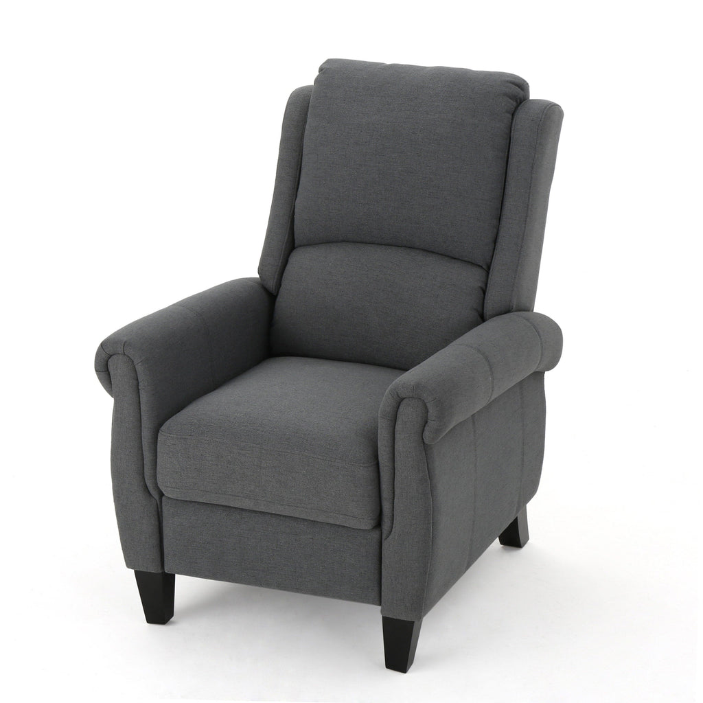 Roomfitters Ultimate Comfort PU Leather Pushback Recliner, Luxurious Recliner Chair for Living Room or Bedroom