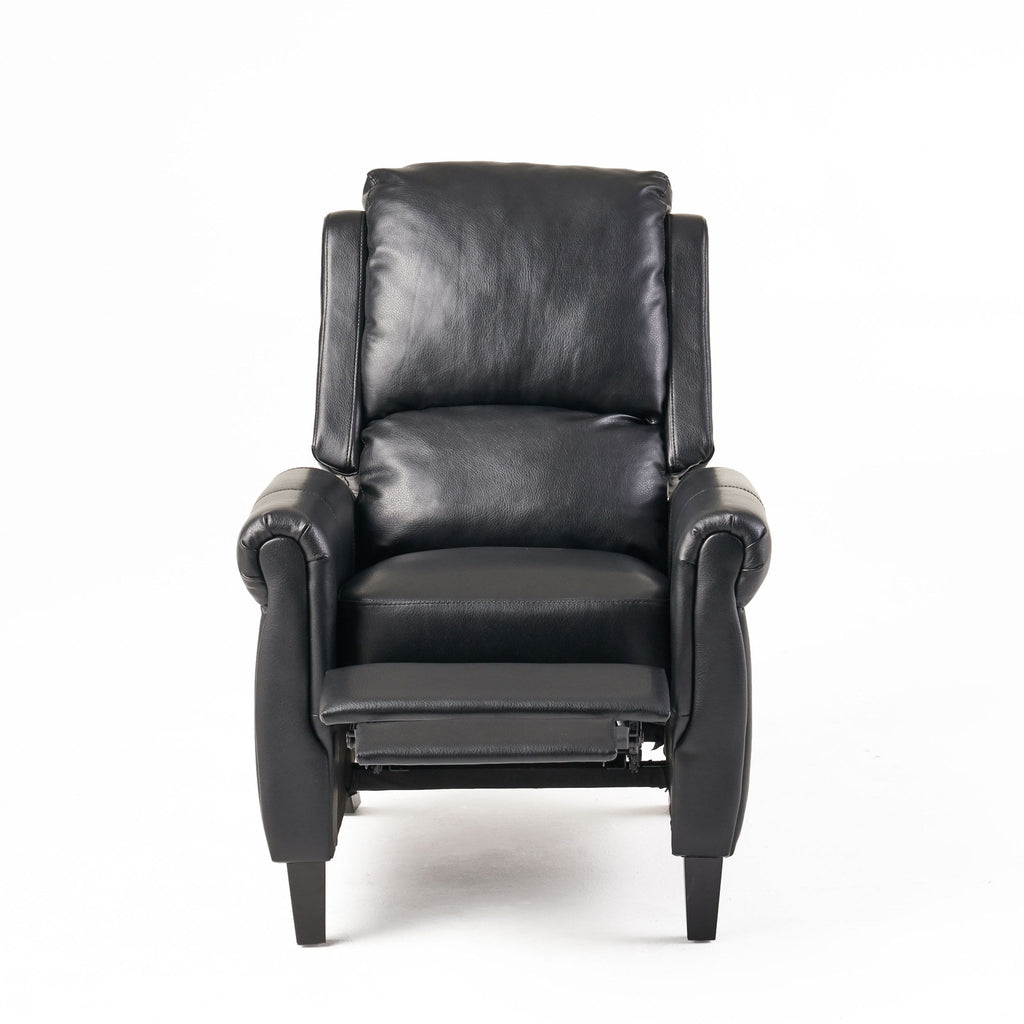 Roomfitters Ultimate Comfort PU Leather Pushback Recliner, Luxurious Recliner Chair for Living Room or Bedroom
