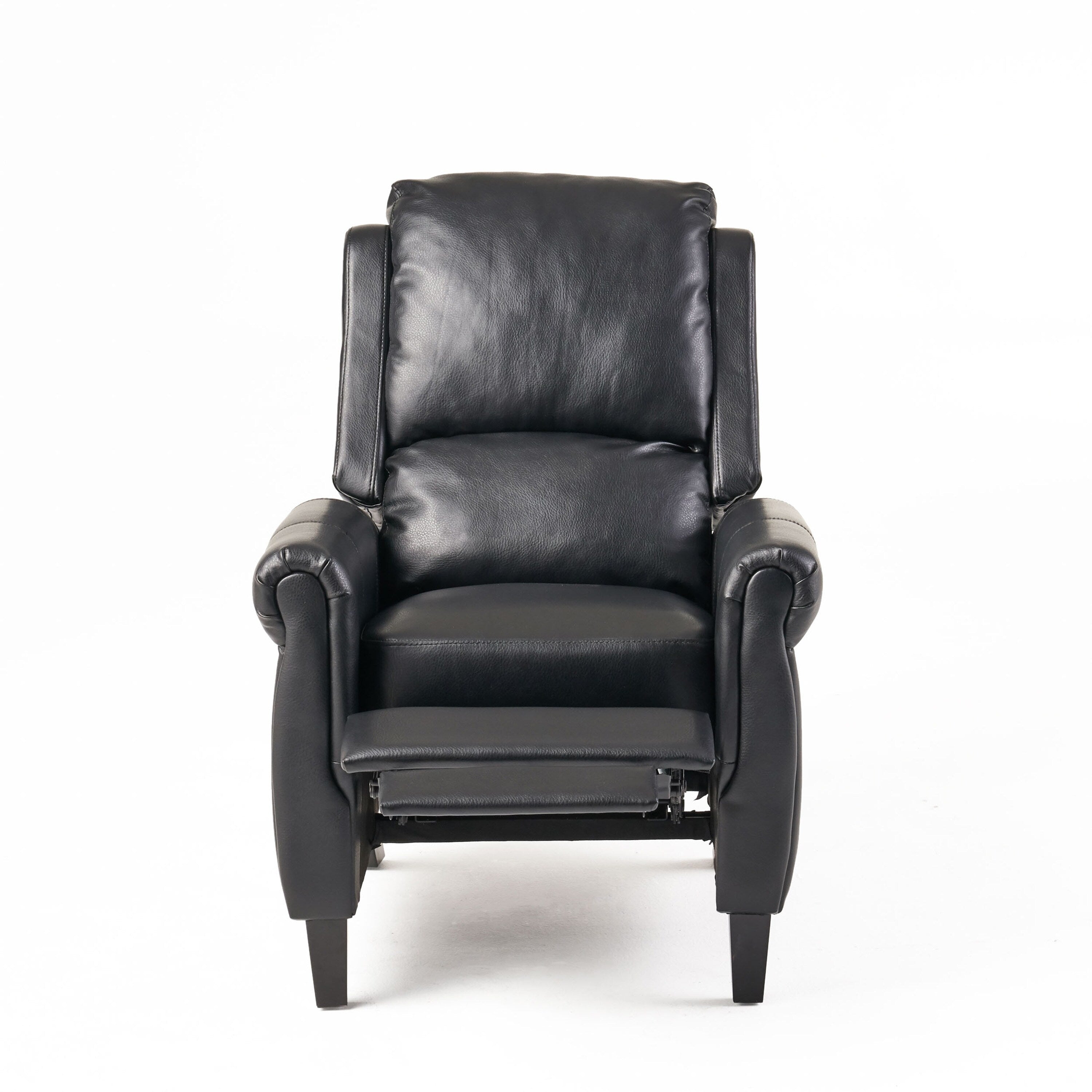 Roomfitters Ultimate Comfort PU Leather Pushback Recliner, Luxurious Recliner Chair for Living Room or Bedroom