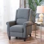 Roomfitters Ultimate Comfort PU Leather Pushback Recliner, Luxurious Recliner Chair for Living Room or Bedroom