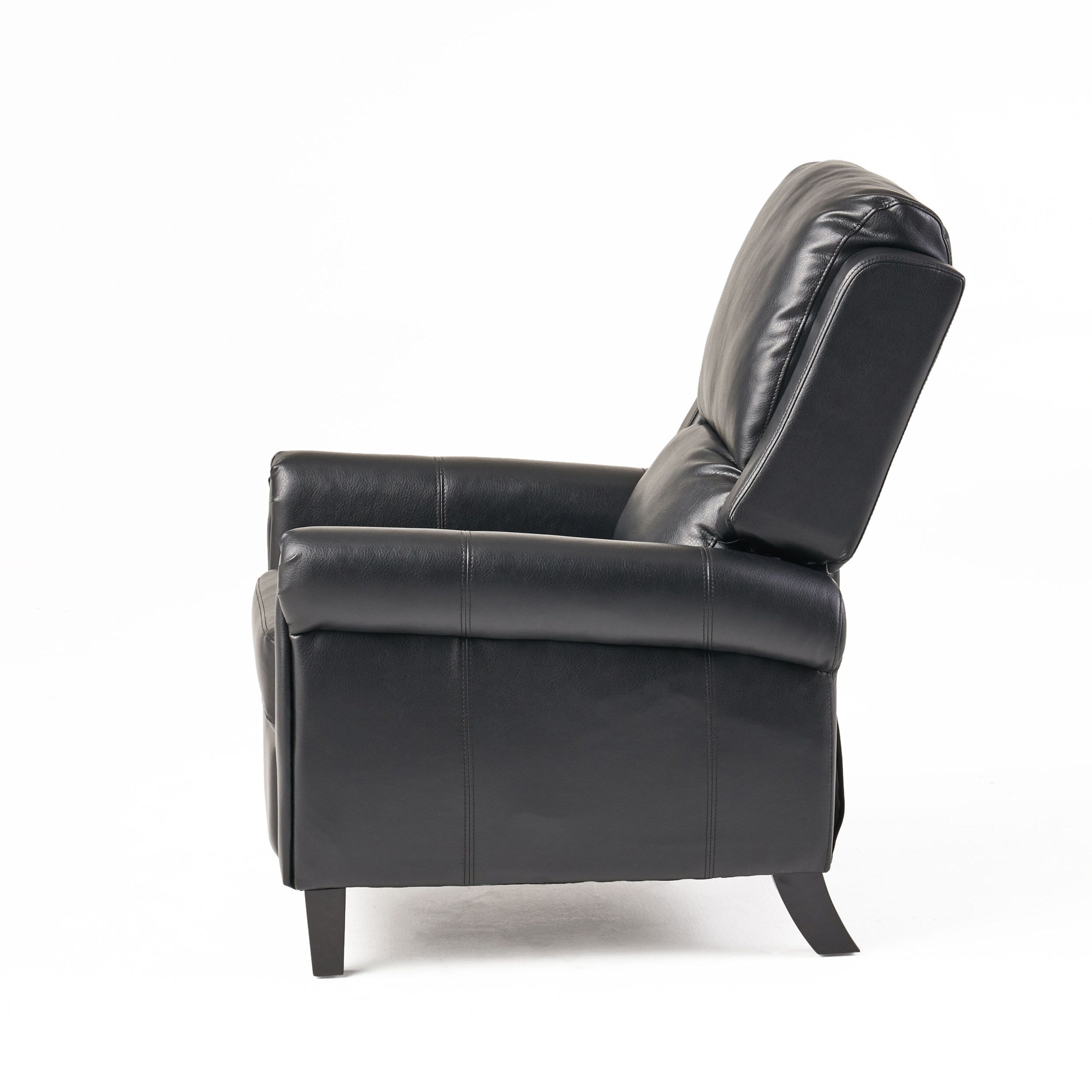 Roomfitters Ultimate Comfort PU Leather Pushback Recliner, Luxurious Recliner Chair for Living Room or Bedroom